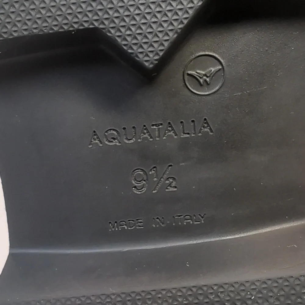 Aquatalia Suede Loafers Burgundy With Black Sole Size 9.5 - Picture 9 of 9